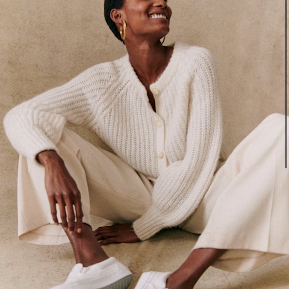 Sezane Emile Cardigan - Ecru
